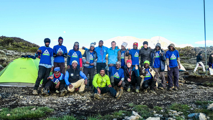 Unsere Träger, Köche und Guides