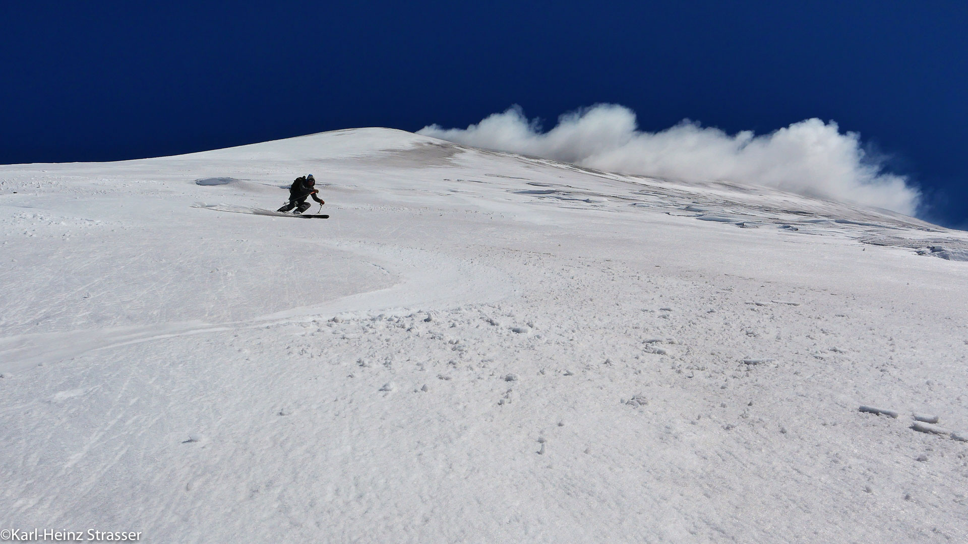 Firnträume in der Abfahrt
