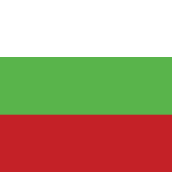 Flagge Bulgarien