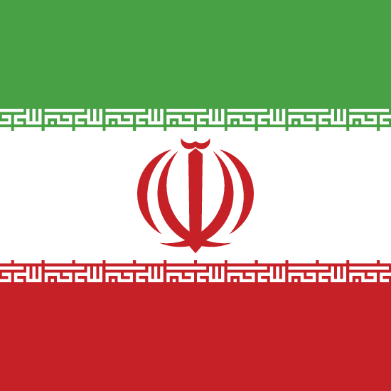 Flagge Iran