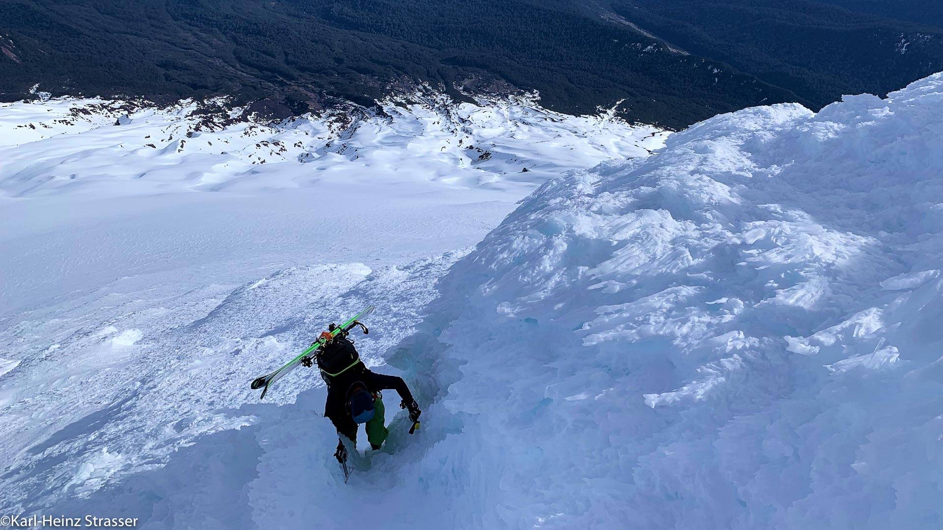 Im Aufstieg zum Gipfel