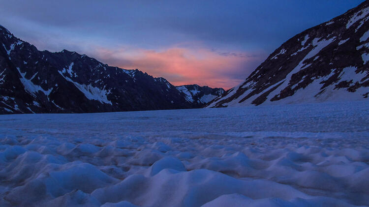 Gletscher Wanderung In Der Schweiz