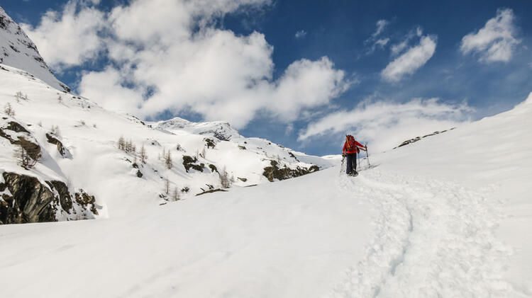 Gletschertour Mit Schneeschuhen