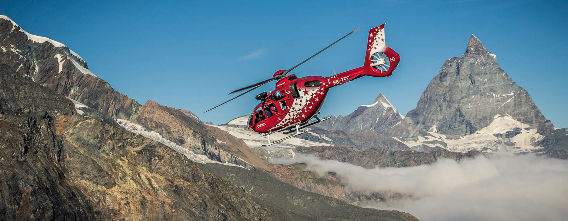 Heli Einsatz am Matterhorn Heli Einsatz am Matterhorn