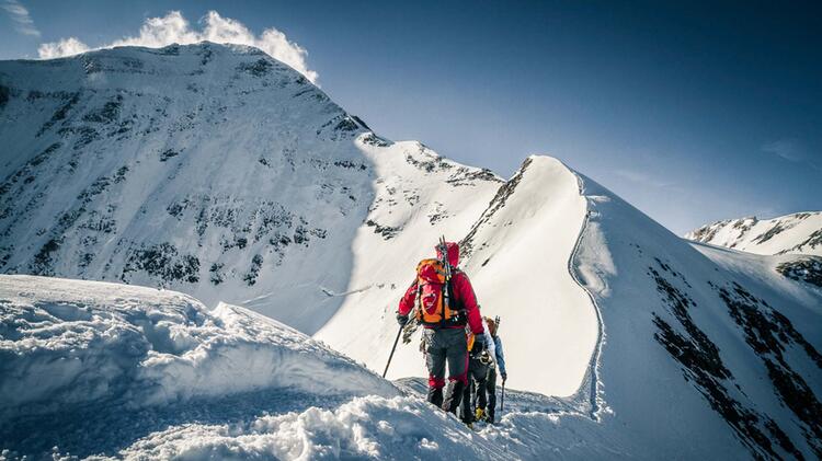 Hochtouren Grat Im Wallis