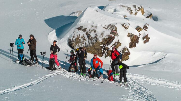 Pause Bei Den Skitouren An Silvester
