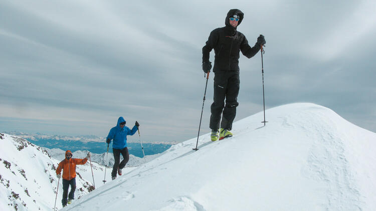 Skitouen Gipfel Cevedale