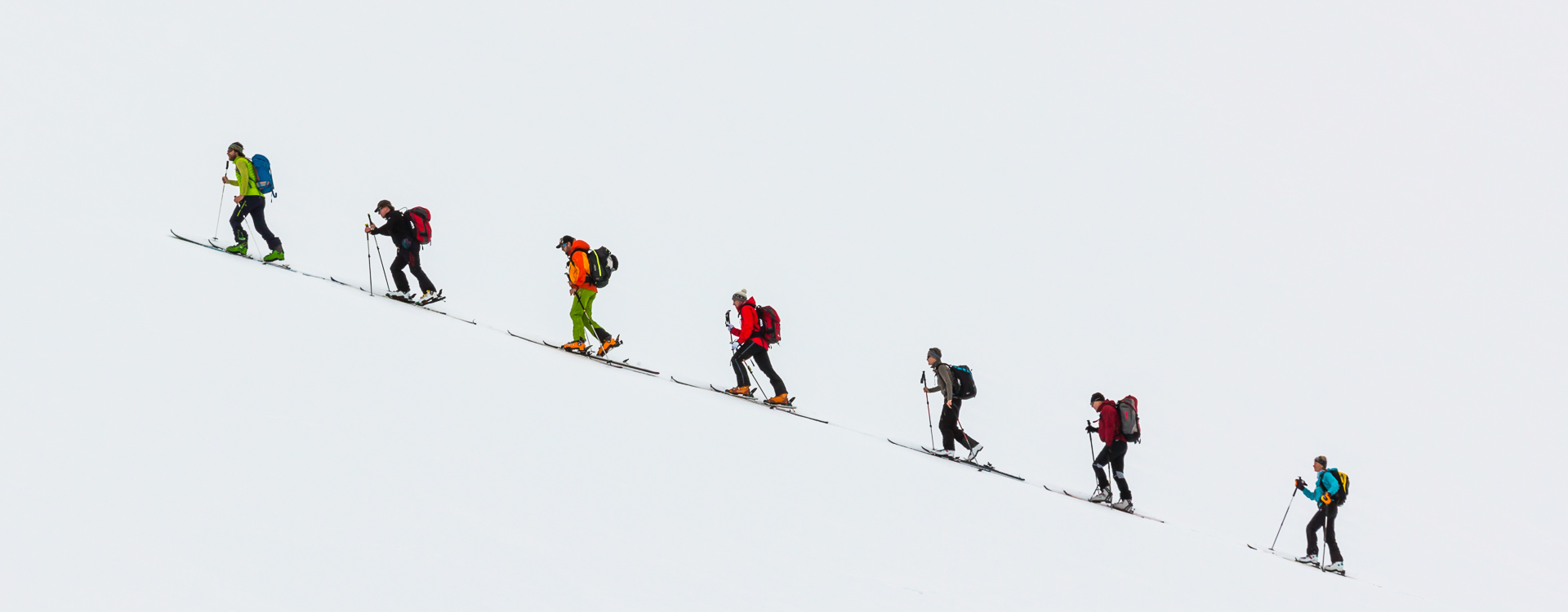 Skitouren Aufstieg lernen am Skitourenkurs Skitouren Aufstieg lernen am Skitourenkurs