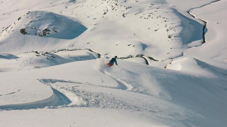 Tiefschneefahren Lernen Mit Skilehrer
